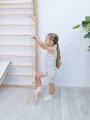 Pikler-Dreieck Set aus 4 Teilen: Indoor-Spielplatzbogen und Dreieck-Klettergerüst, Montessori-Toddler-Spielgymnastik
